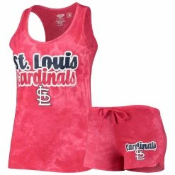 Cheapest π Women's Concepts Sport Red St. Louis Cardinals Billboard Racerback Tank Top & Shorts Set π₯°