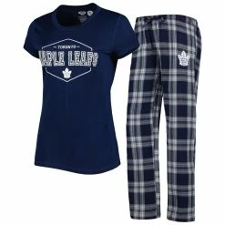 Best deal β Women's Concepts Sport Navy/Gray Toronto Maple Leafs Badge T-Shirt & Pants Sleep Set π