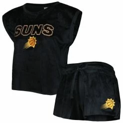 Deals π Women's Concepts Sport Black Phoenix Suns Intermission T-Shirt & Shorts Sleep Set π―