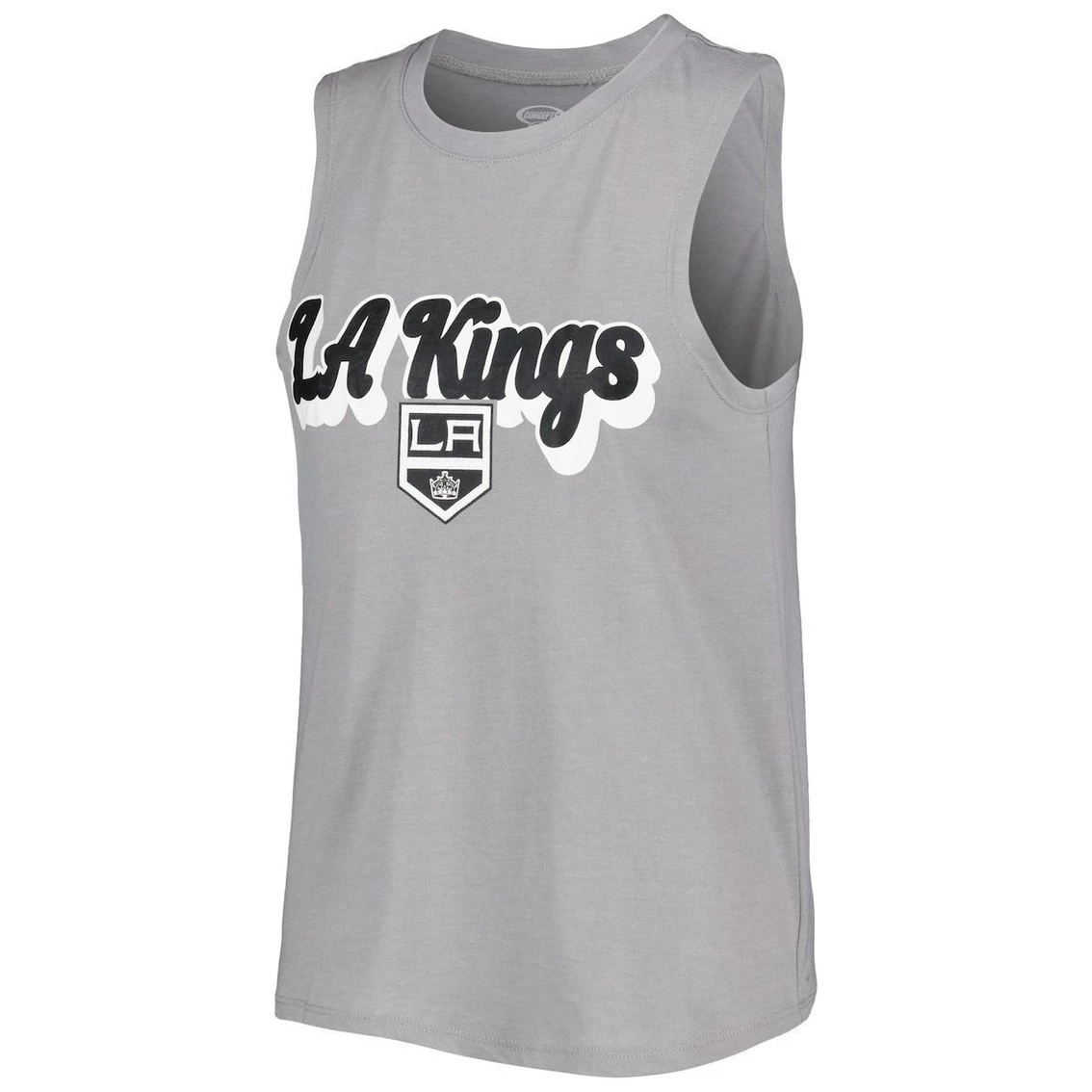 Best Sale π€© Women's Concepts Sport Gray/Black Los Angeles Kings Meter Muscle Tank Top & Pants Sleep Set π₯ - Image 3