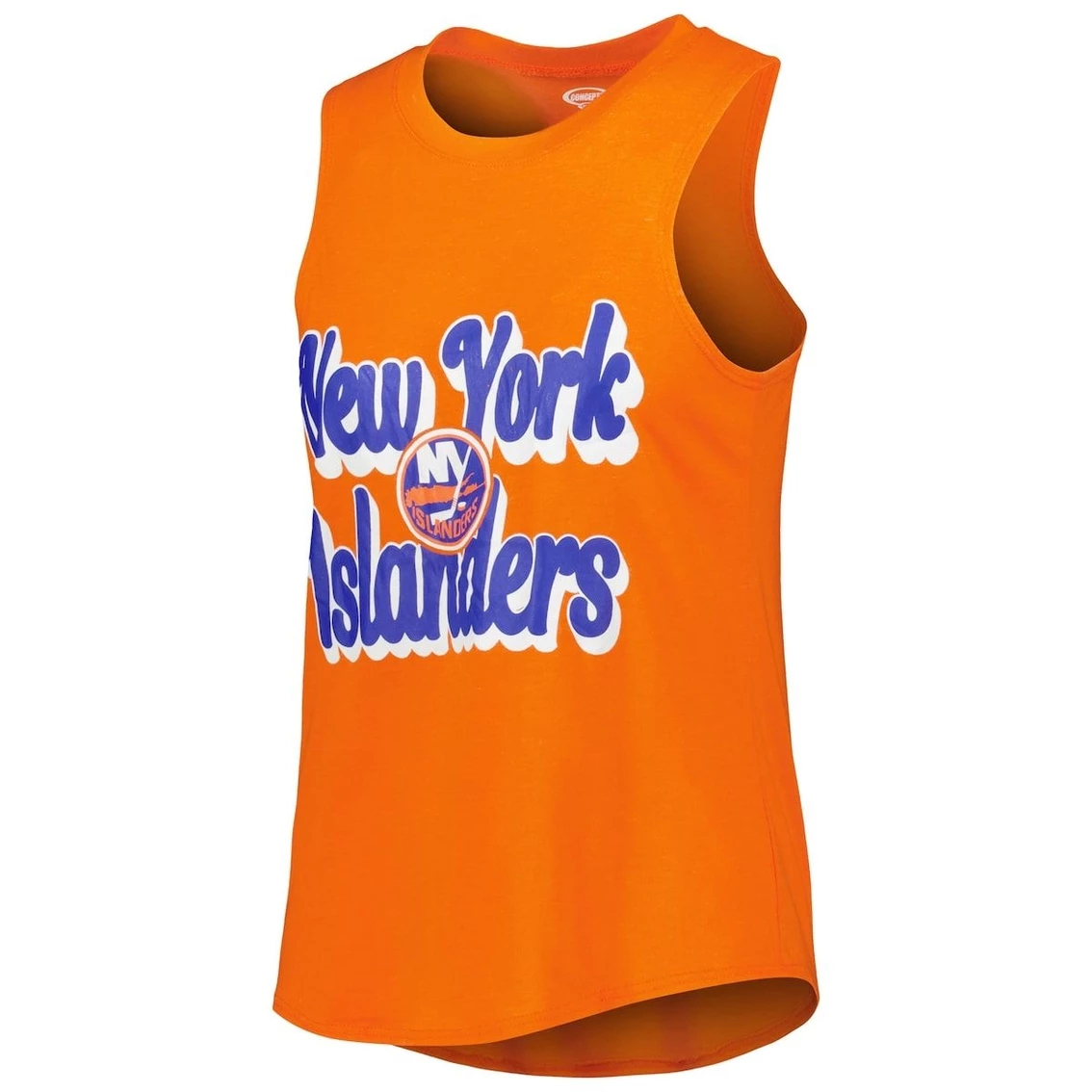Budget π Women's Concepts Sport Heather Orange/Heather Royal New York Islanders Meter Muscle Tank Top & Pants Sleep Set π - Image 3
