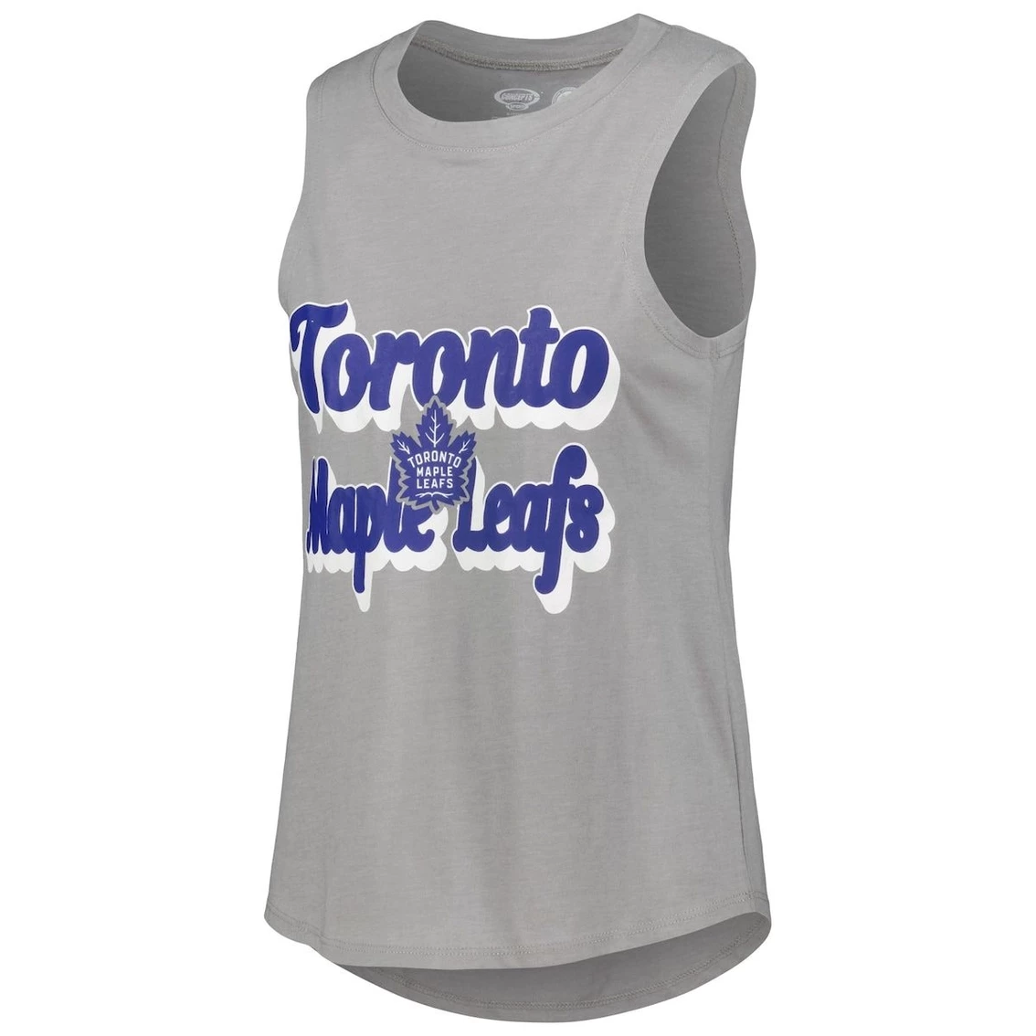 Buy π Women's Concepts Sport Heather Gray/Heather Navy Toronto Maple Leafs Meter Muscle Tank Top & Pants Sleep Set π - Image 3