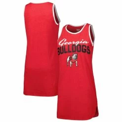 Cheap π Women's Concepts Sport Red Georgia Bulldogs Tank Nightshirt π