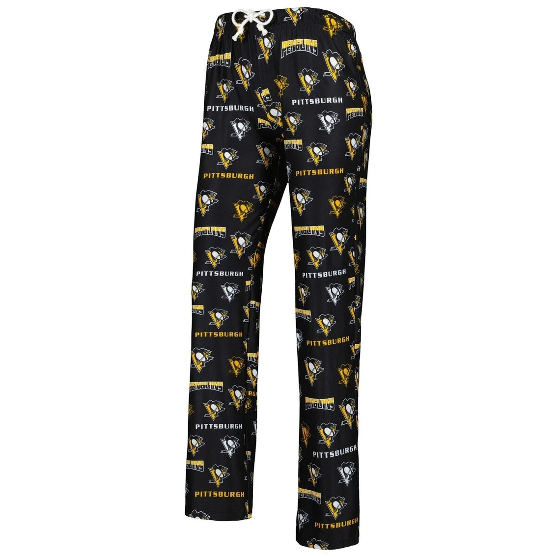 Flash Sale β Women's Concepts Sport Black Pittsburgh Penguins Breakthrough Allover Logo Sleep Pants π - Image 3