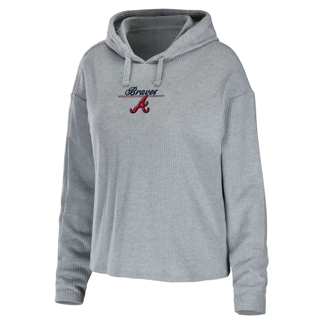Best deal π Women's WEAR By Erin Andrews Heather Gray Atlanta Braves Logo Pullover Hoodie & Pants Sleep Set β¨ - Image 3