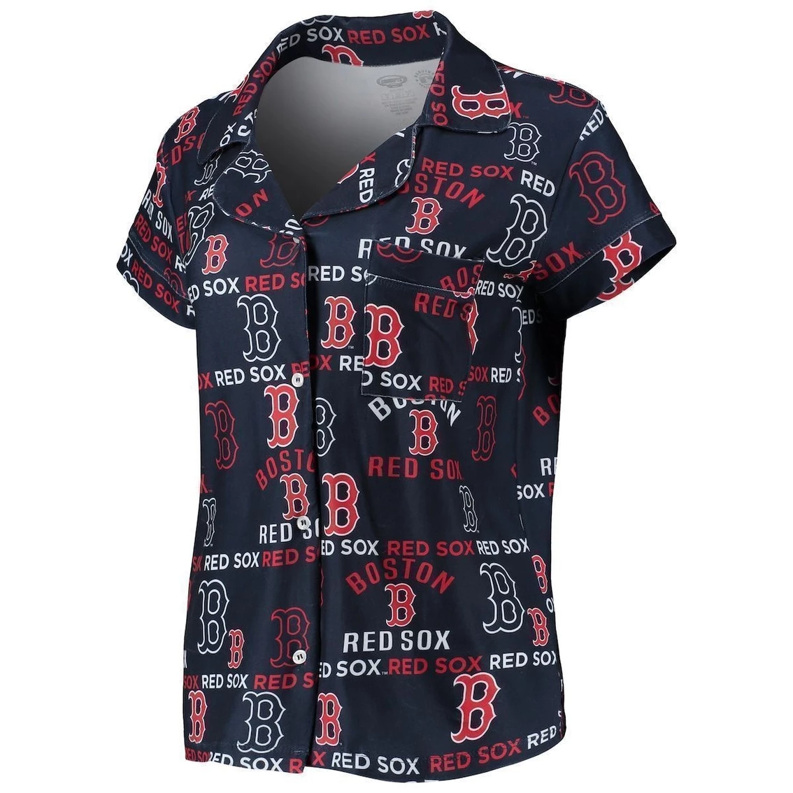 Top 10 π― Women's Concepts Sport Navy Boston Red Sox Flagship Allover Print Top & Shorts Sleep Set π― - Image 3