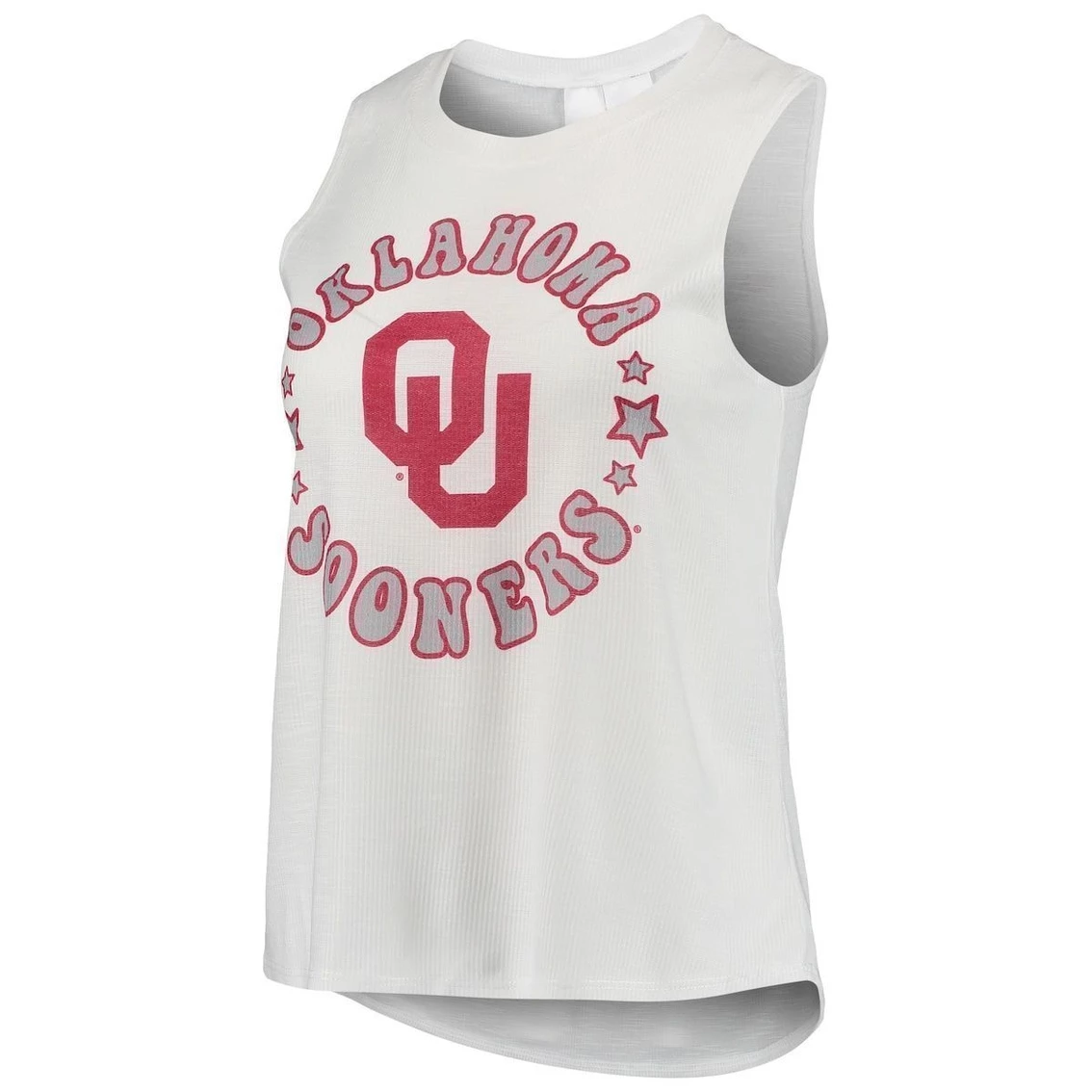 Promo π₯ Women's Concepts Sport Crimson/White Oklahoma Sooners Ultimate Flannel Tank Top & Shorts Sleep Set π₯ - Image 3