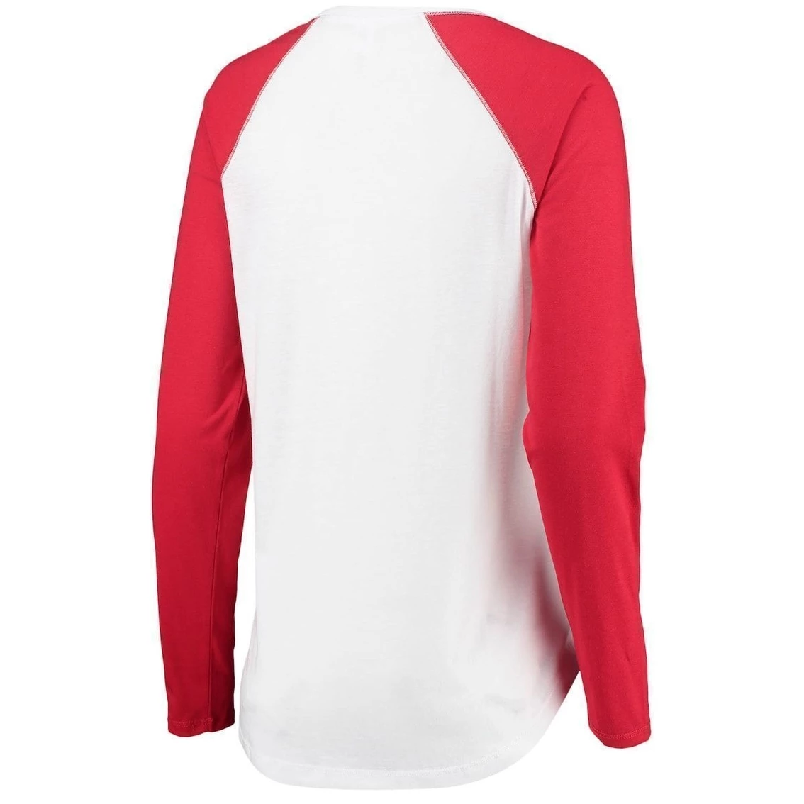 Discount β¨ Women's ZooZatz White/Black Wisconsin Badgers Raglan Long Sleeve T-Shirt & Leggings Sleep Set βοΈ - Image 4