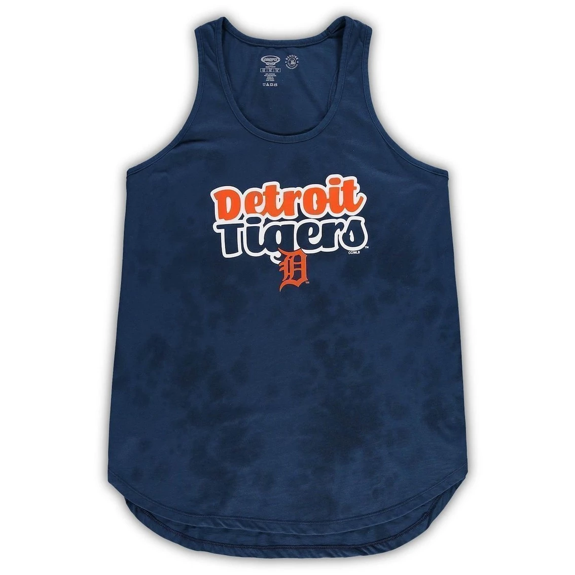 Buy π Women's Concepts Sport Navy Detroit Tigers Plus Size Cloud Tank Top & Shorts Sleep Set π - Image 3