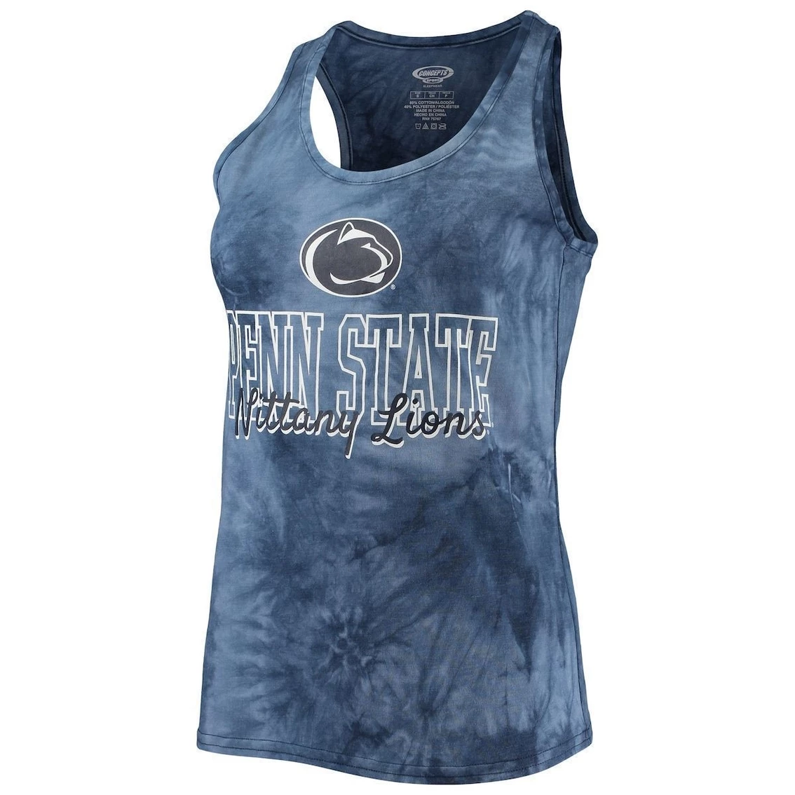 Outlet π Women's Concepts Sport Navy Penn State Nittany Lions Billboard Tie-Dye Tank Top & Shorts Set π - Image 3