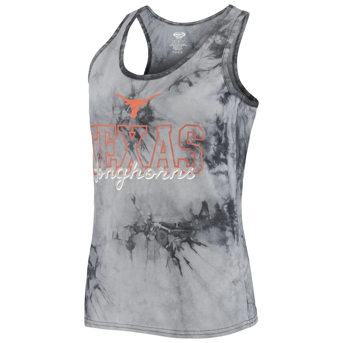 Coupon π Women's Concepts Sport Charcoal Texas Longhorns Billboard Tie-Dye Tank Top & Shorts Set π - Image 3