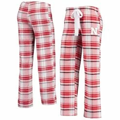 Best reviews of ⌛ Women's Concepts Sport Scarlet/Black Nebraska Huskers Accolade Flannel Pants 💯