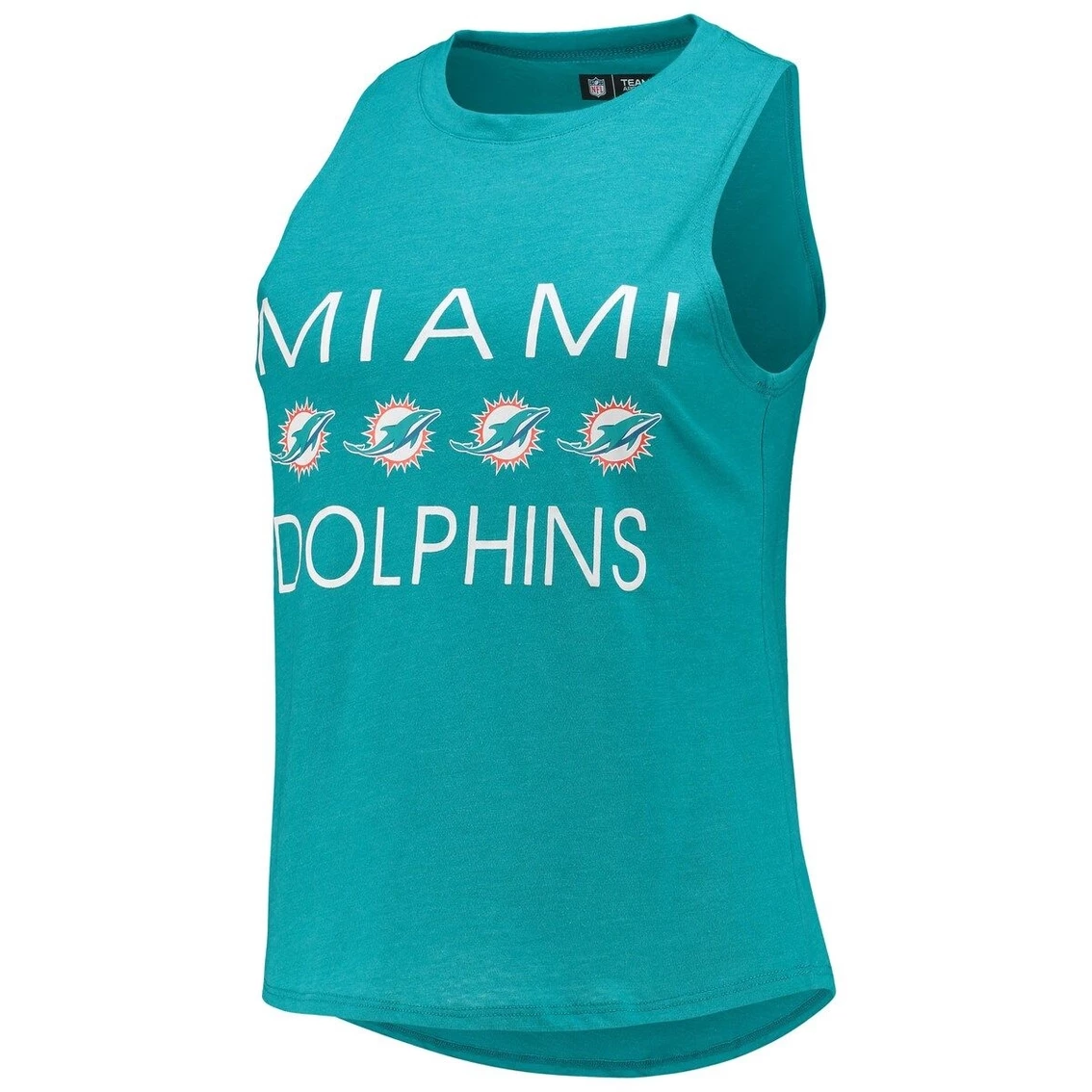 Discount π₯ Women's Concepts Sport Orange/Aqua Miami Dolphins Muscle Tank Top & Pants Sleep Set π - Image 3