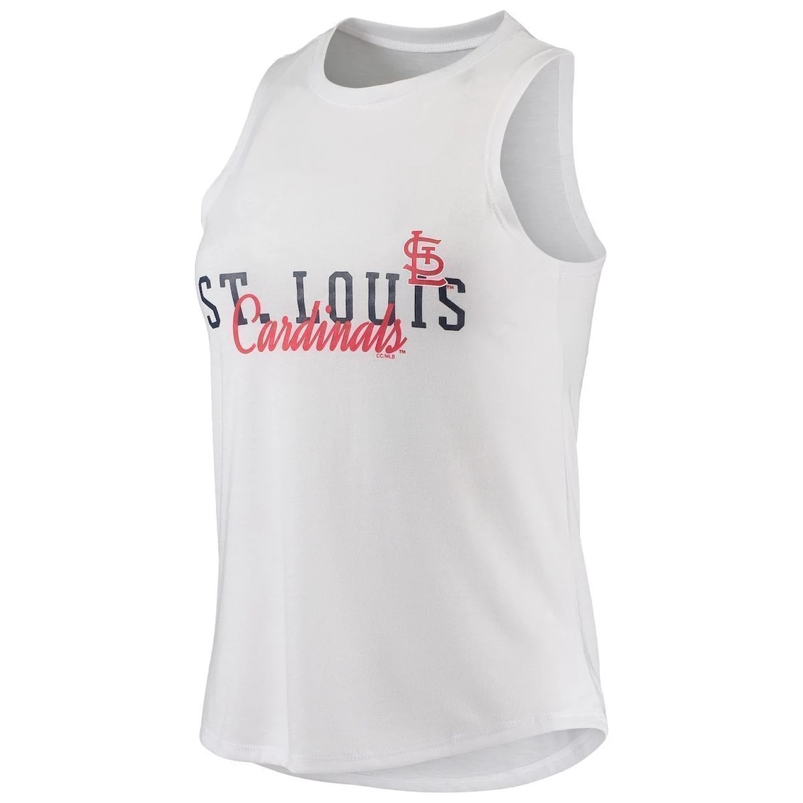 Hot Sale π Women's Concepts Sport White/Black St. Louis Cardinals Sonata Tank Top & Leggings Set π - Image 3