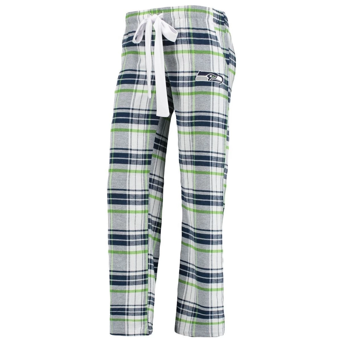 Deals π€© Women's Concepts Sport College Navy/Neon Green Seattle Seahawks Accolade Flannel Pants 𧨠- Image 3