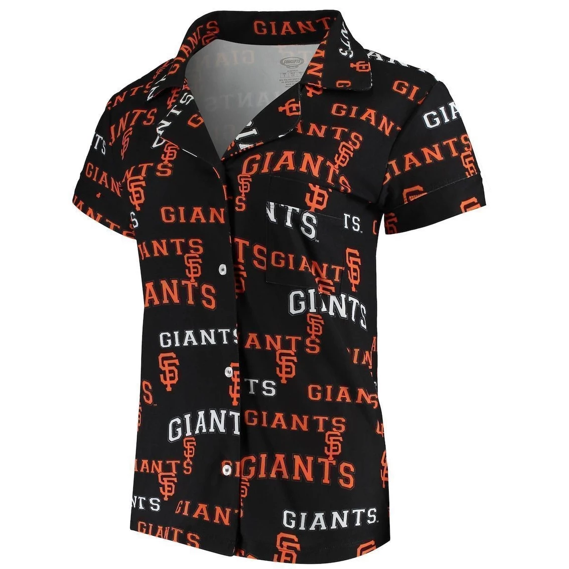 Flash Sale π Women's Concepts Sport Black San Francisco Giants Fairway π Shirt & Shorts Sleep Set βοΈ - Image 3