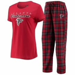 Brand new β Women's Concepts Sport Red/Black Atlanta Falcons Logo T-Shirt & Pants Set β