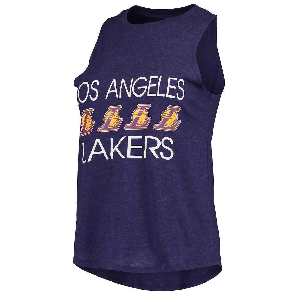 Hot Sale π Women's Concepts Sport Black/Purple Los Angeles Lakers Tank Top & Pants Sleep Set π€© - Image 3