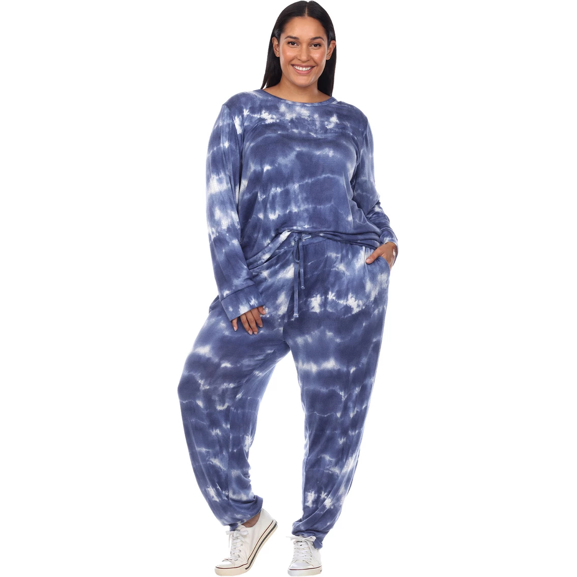 Flash Sale β€οΈ White Mark Plus Size Tie-Dye Lounge 2 Pc. Set π