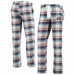 Deals 😀 Women's Concepts Sport Navy/Red Columbus Blue Jackets Accolade Flannel Pants 🌟