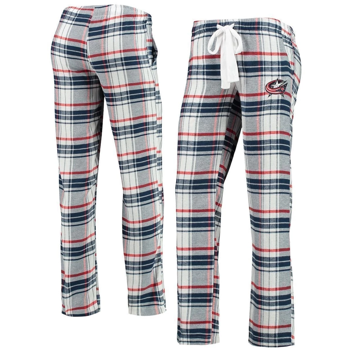 Deals π Women's Concepts Sport Navy/Red Columbus Blue Jackets Accolade Flannel Pants π - Image 2