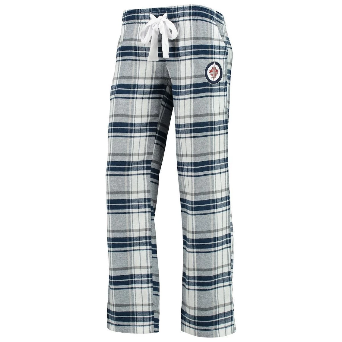 Wholesale π₯ Women's Concepts Sport Navy/Gray Winnipeg Jets Accolade Flannel Pants π - Image 3
